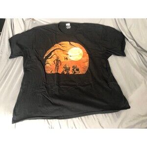Star Wars Black Halloween T-Shirt 4XL Big Man's - Nice Vintage Condition